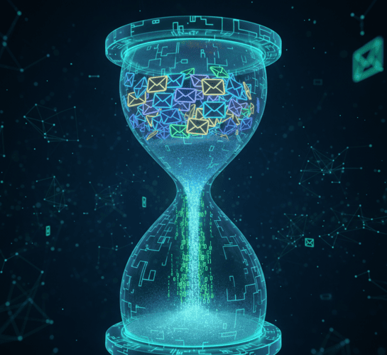 Temporary emails auto-delete after a set time for security.