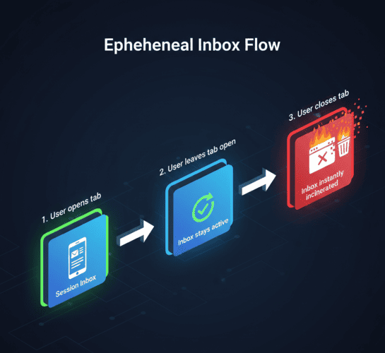 How session-based disposable emails give users ultimate control over expiration.