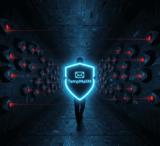 Walking through the AI-driven internet safely using temporary email as a shield.