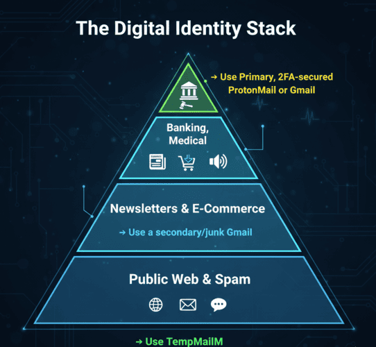 The 3-Tier Email Strategy for organizing and securing your digital life.